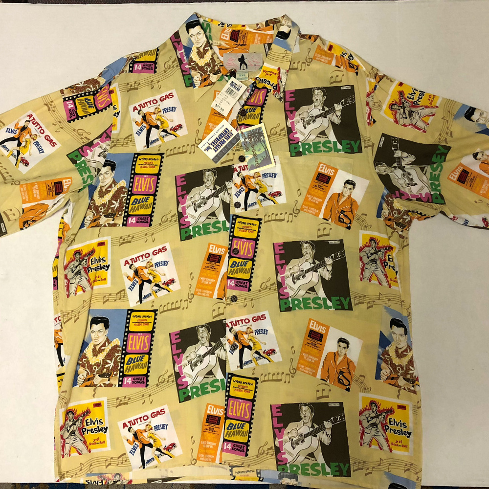 NWT Reyn Spooner Elvis Presley Vintage Shirt